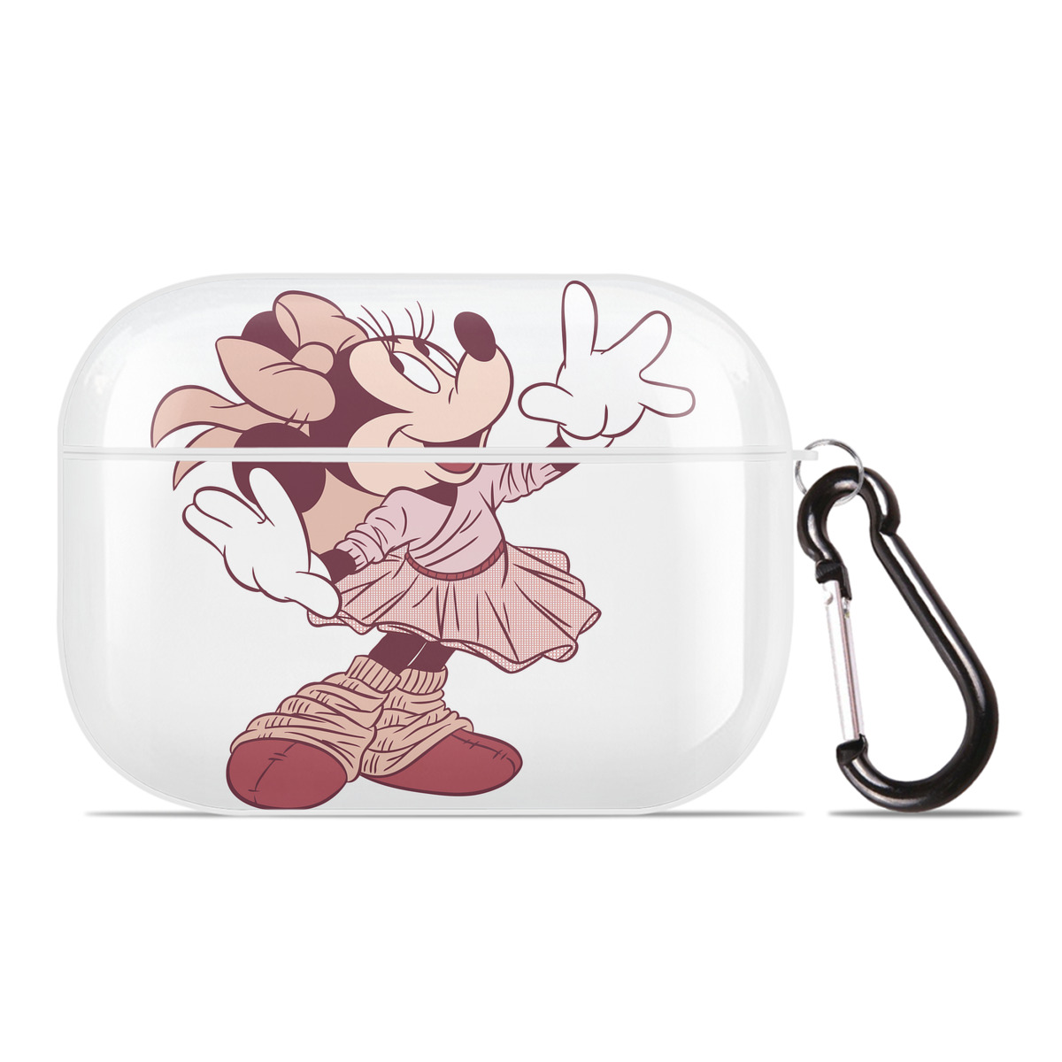（画像用） ミッキーマウス Mickey Mouse 【AirPods Pro用】ハードシェル保護ケース 耐衝撃・防指紋・カラビナ付き商品仕様