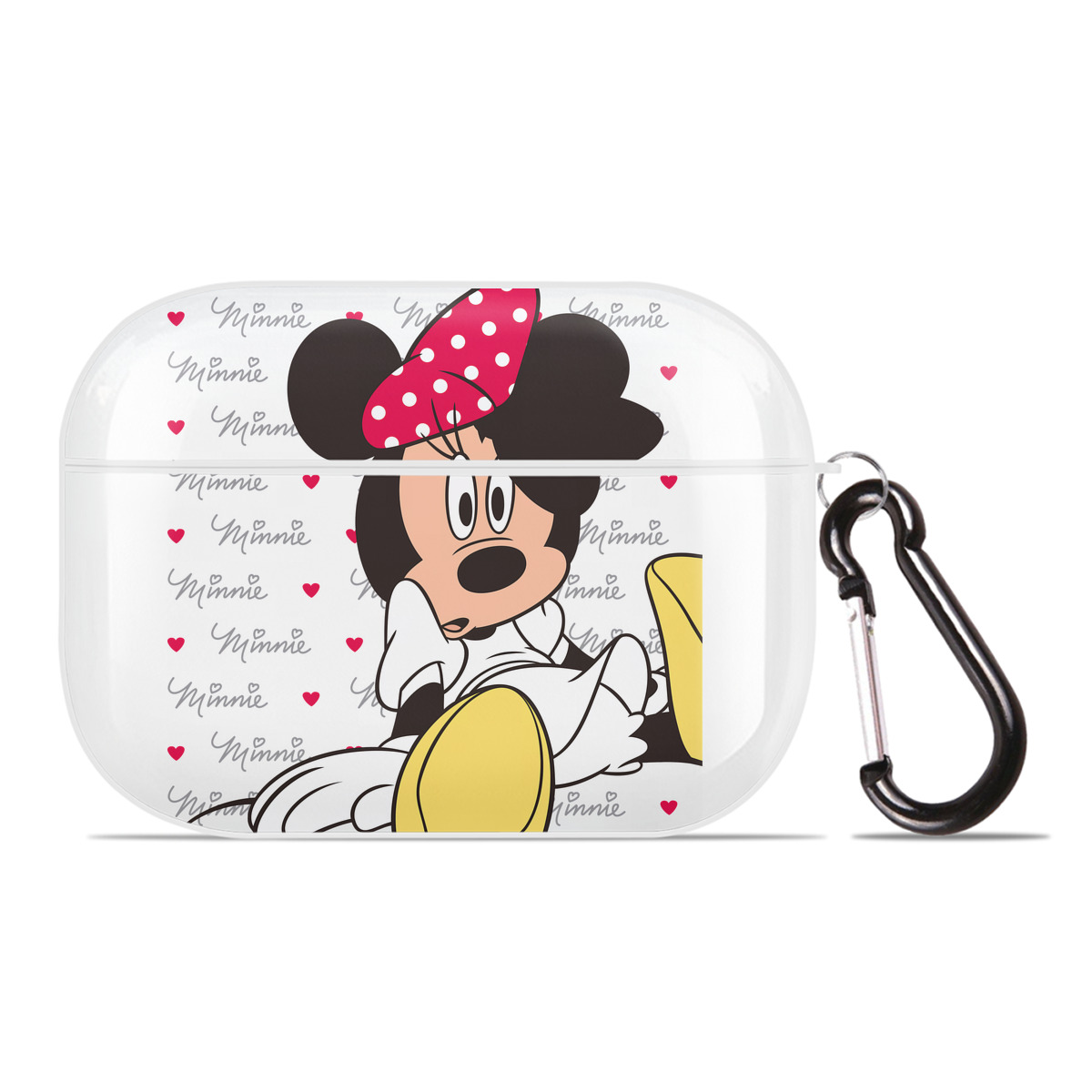 （画像用） ミッキーマウス Mickey Mouse 【AirPods Pro用】ハードシェル保護ケース 耐衝撃・防指紋・カラビナ付き商品仕様