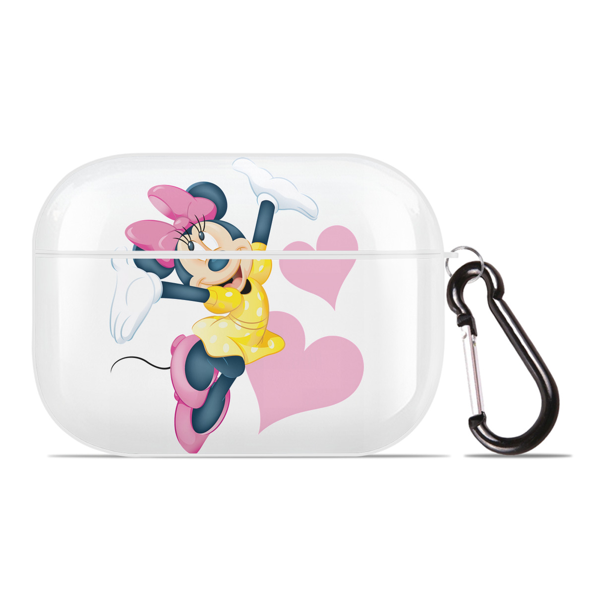 （画像用） ミッキーマウス Mickey Mouse 【AirPods Pro用】ハードシェル保護ケース 耐衝撃・防指紋・カラビナ付き商品仕様