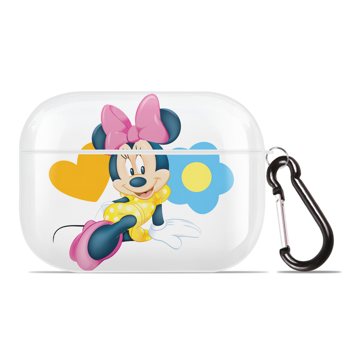 （画像用） ミッキーマウス Mickey Mouse 【AirPods Pro用】ハードシェル保護ケース 耐衝撃・防指紋・カラビナ付き商品仕様