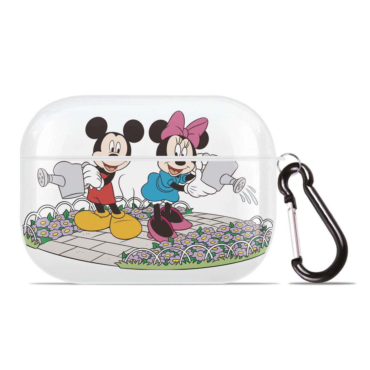 （画像用） ミッキーマウス Mickey Mouse 【AirPods Pro用】ハードシェル保護ケース 耐衝撃・防指紋・カラビナ付き商品仕様