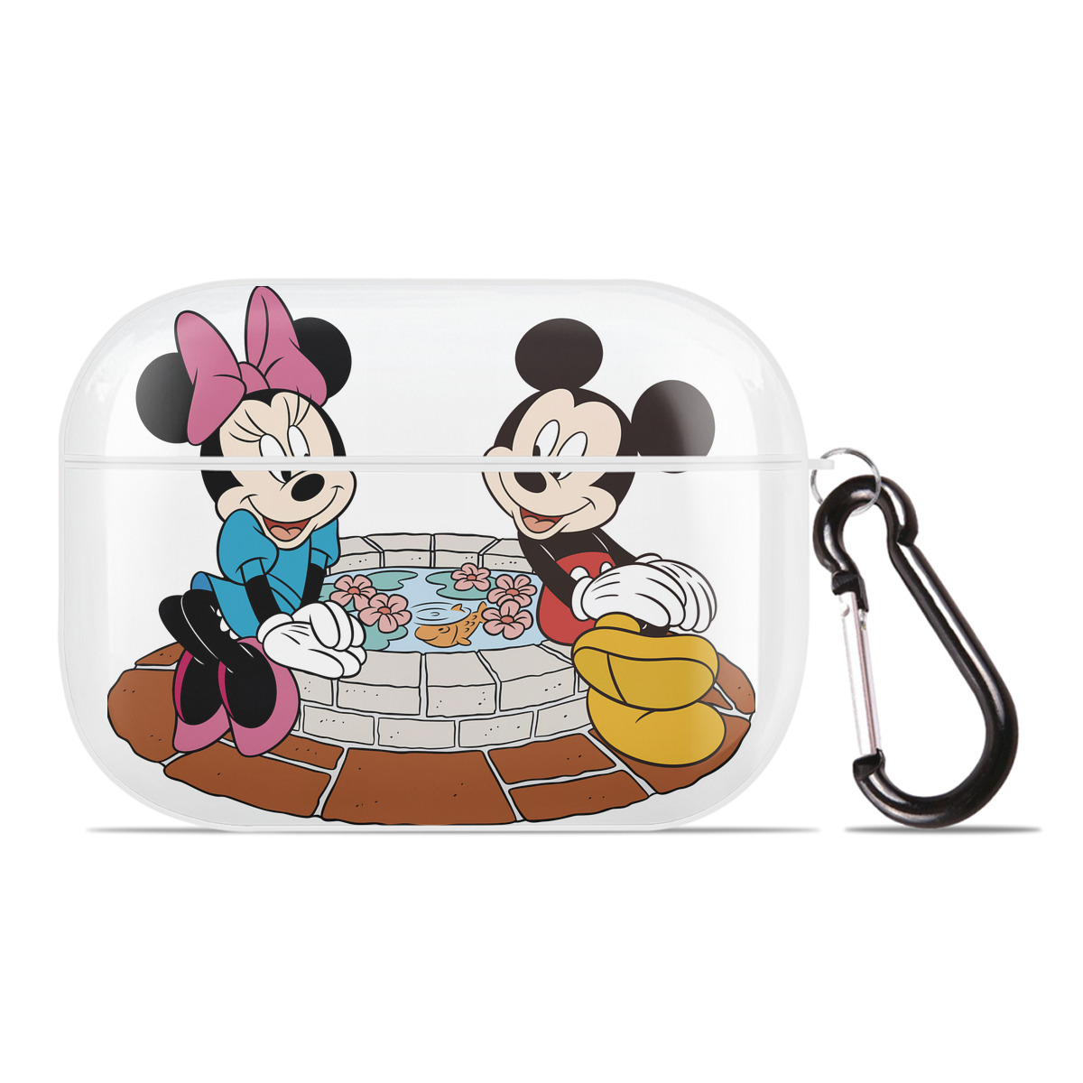 （画像用） ミッキーマウス Mickey Mouse 【AirPods Pro用】ハードシェル保護ケース 耐衝撃・防指紋・カラビナ付き商品仕様