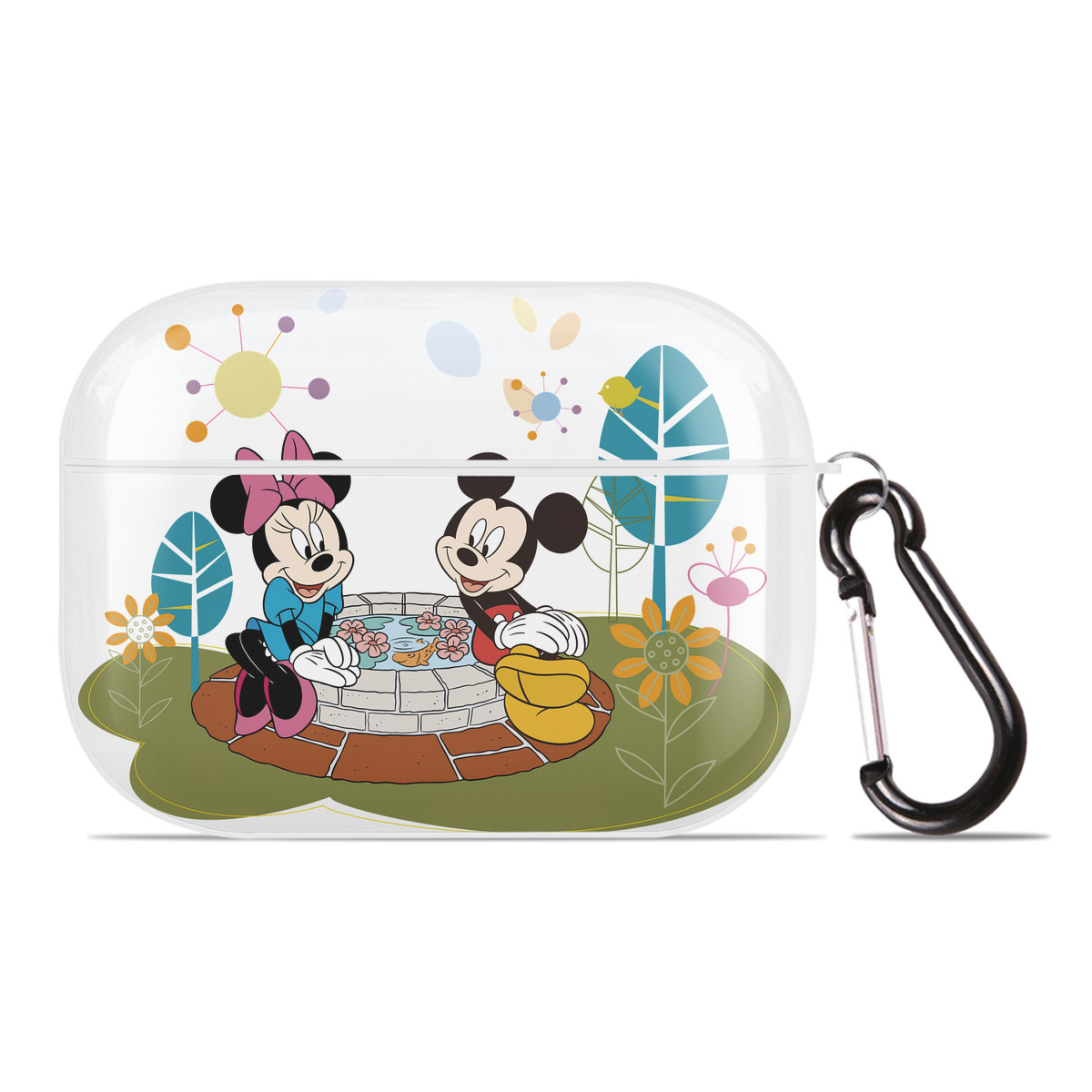 （画像用） ミッキーマウス Mickey Mouse 【AirPods Pro用】ハードシェル保護ケース 耐衝撃・防指紋・カラビナ付き商品仕様
