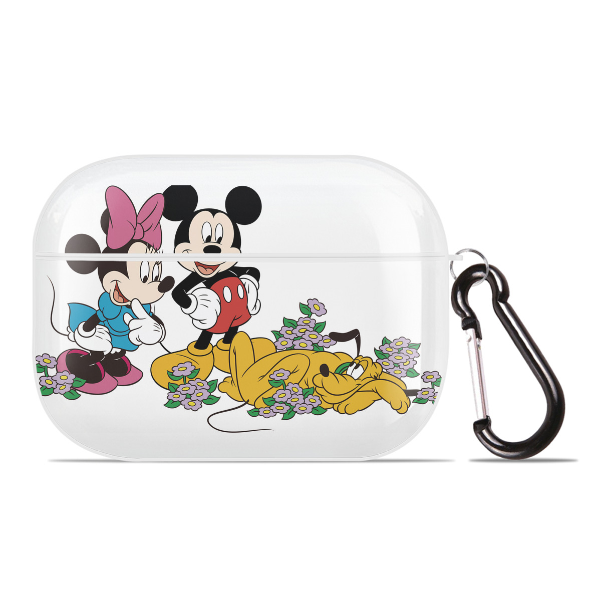 （画像用） ミッキーマウス Mickey Mouse 【AirPods Pro用】ハードシェル保護ケース 耐衝撃・防指紋・カラビナ付き商品仕様