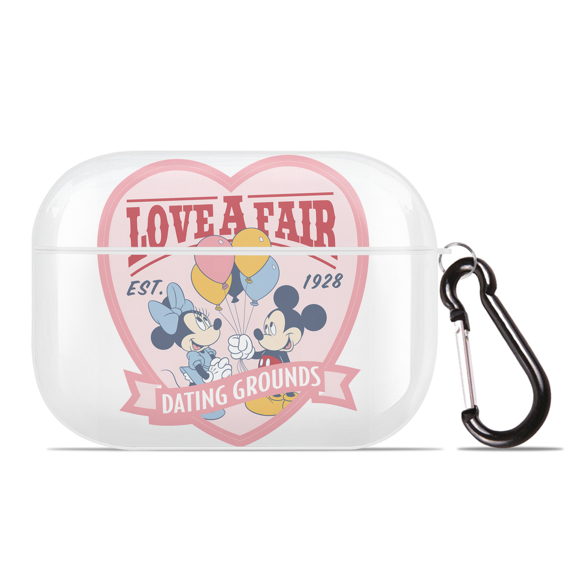 （画像用） ミッキーマウス Mickey Mouse 【AirPods Pro用】ハードシェル保護ケース 耐衝撃・防指紋・カラビナ付き商品仕様