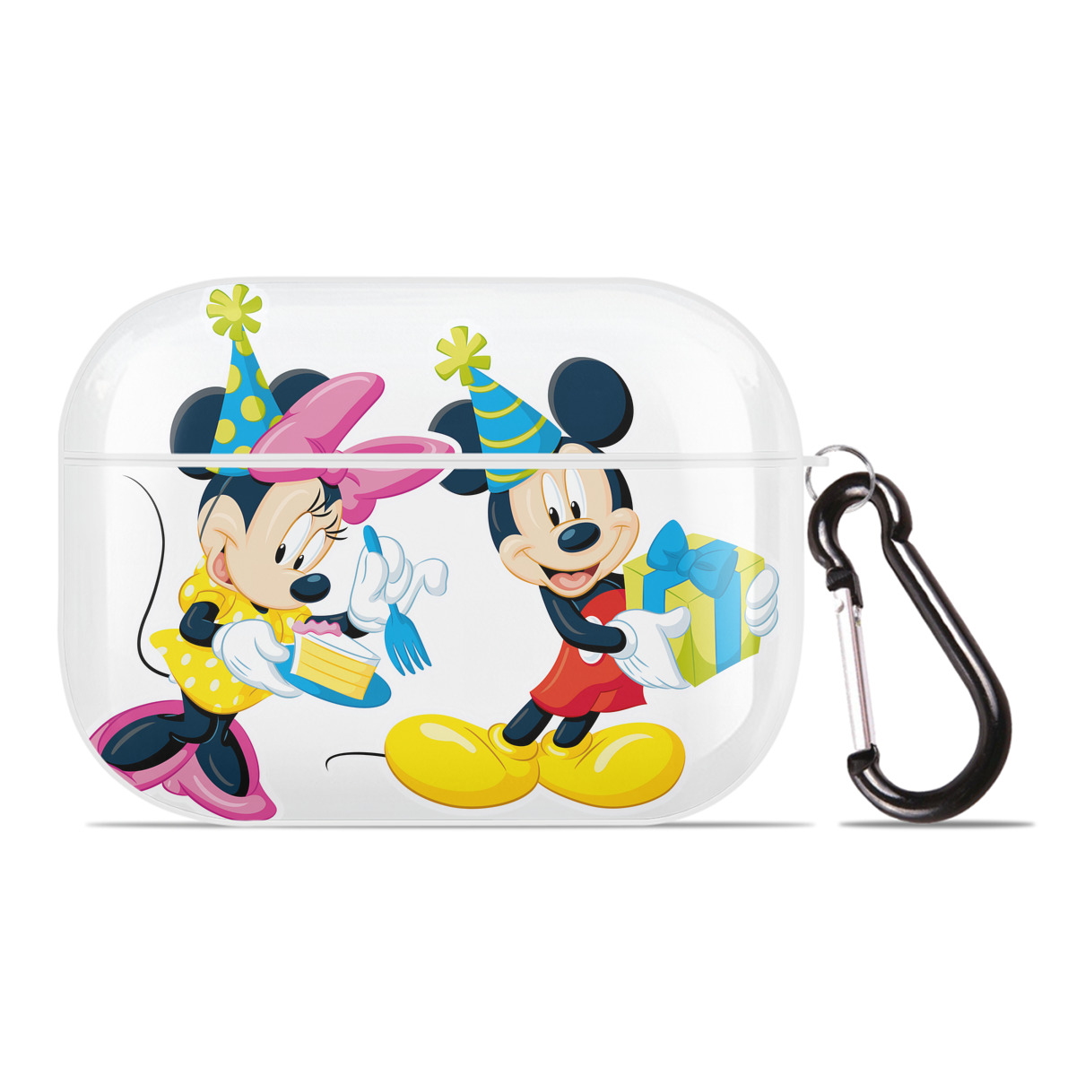 （画像用） ミッキーマウス Mickey Mouse 【AirPods Pro用】ハードシェル保護ケース 耐衝撃・防指紋・カラビナ付き商品仕様