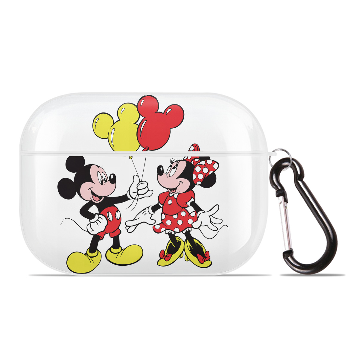 （画像用） ミッキーマウス Mickey Mouse 【AirPods Pro用】ハードシェル保護ケース 耐衝撃・防指紋・カラビナ付き商品仕様