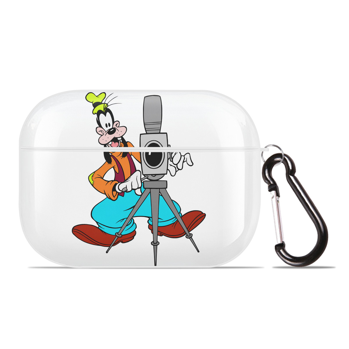 （画像用） ミッキーマウス Mickey Mouse 【AirPods Pro用】ハードシェル保護ケース 耐衝撃・防指紋・カラビナ付き商品仕様