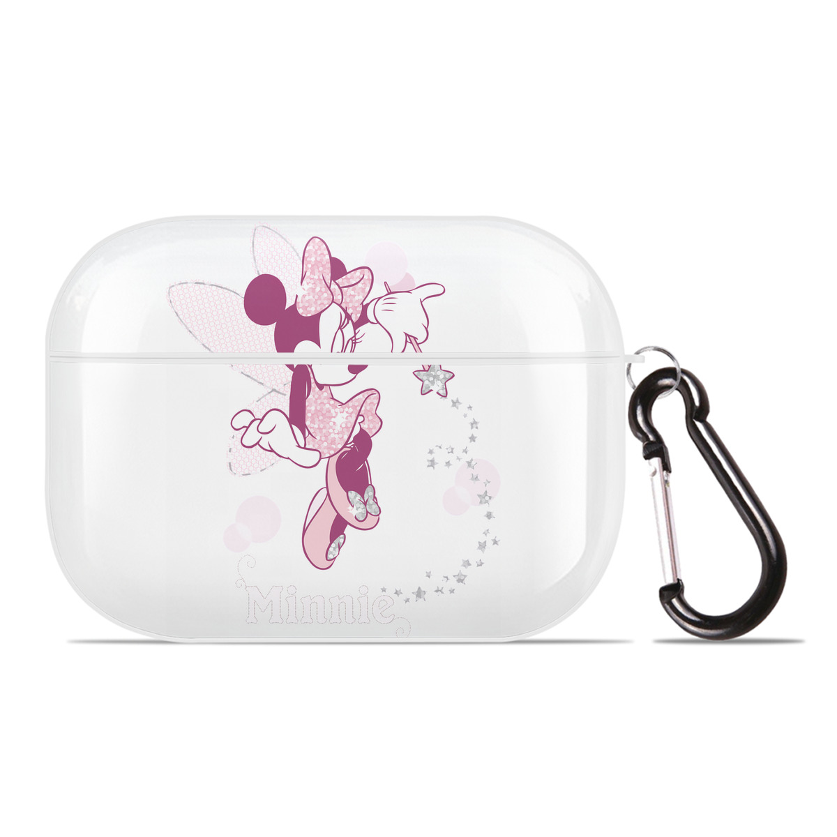 （画像用） ミッキーマウス Mickey Mouse 【AirPods Pro用】ハードシェル保護ケース 耐衝撃・防指紋・カラビナ付き商品仕様