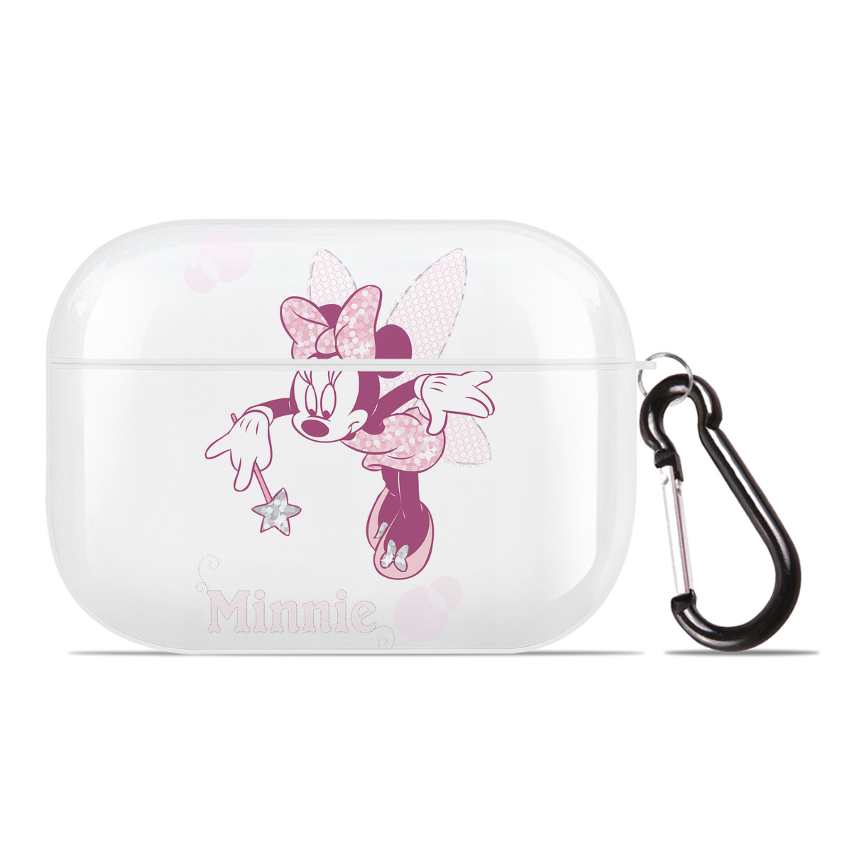 （画像用） ミッキーマウス Mickey Mouse 【AirPods Pro用】ハードシェル保護ケース 耐衝撃・防指紋・カラビナ付き商品仕様