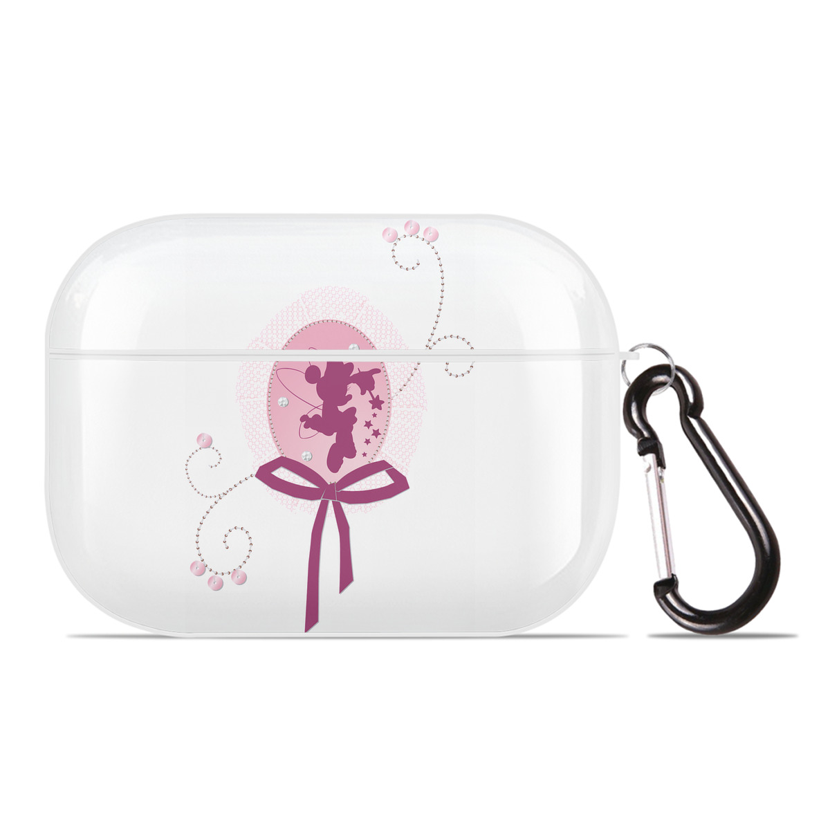 （画像用） ミッキーマウス Mickey Mouse 【AirPods Pro用】ハードシェル保護ケース 耐衝撃・防指紋・カラビナ付き商品仕様