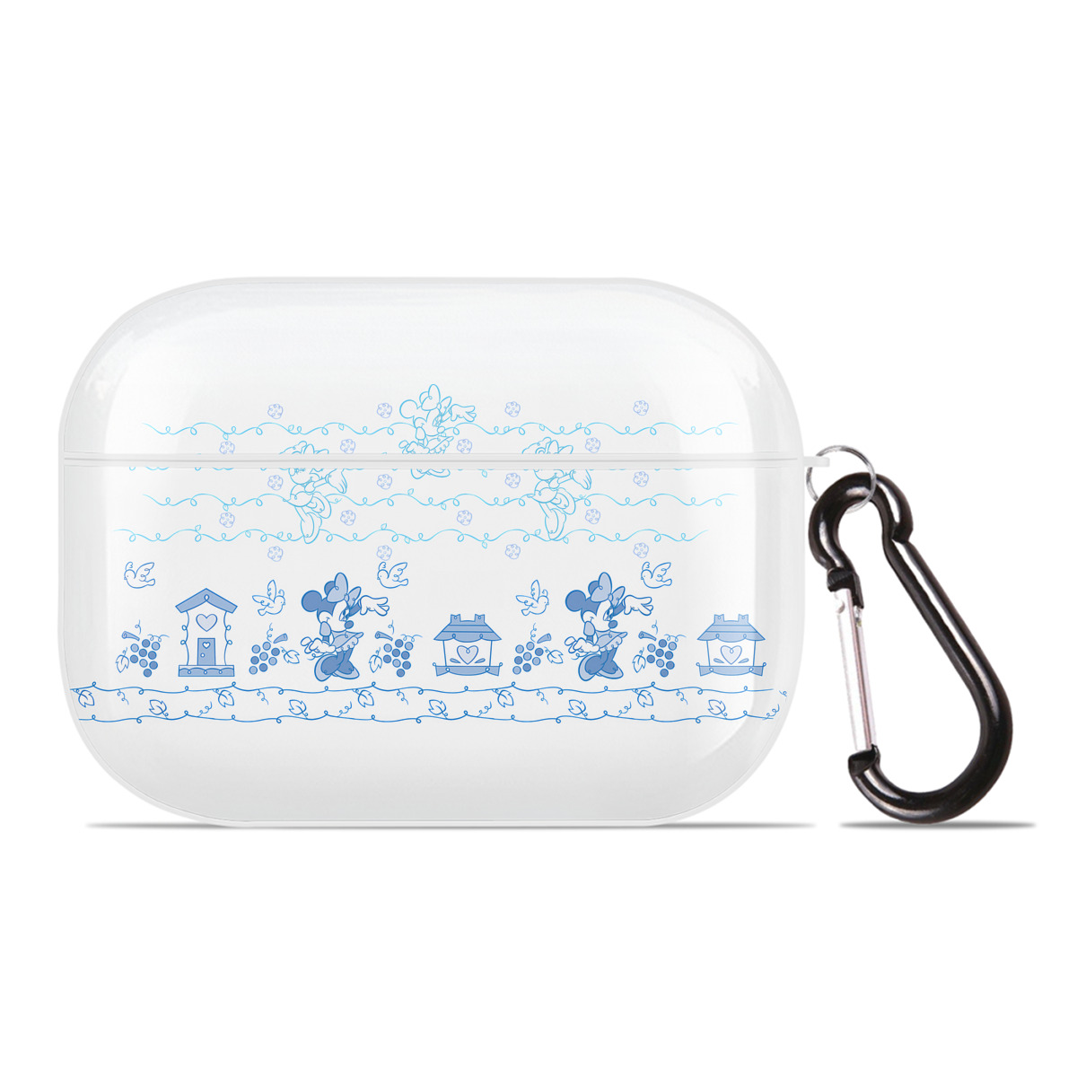 （画像用） ミッキーマウス Mickey Mouse 【AirPods Pro用】ハードシェル保護ケース 耐衝撃・防指紋・カラビナ付き商品仕様