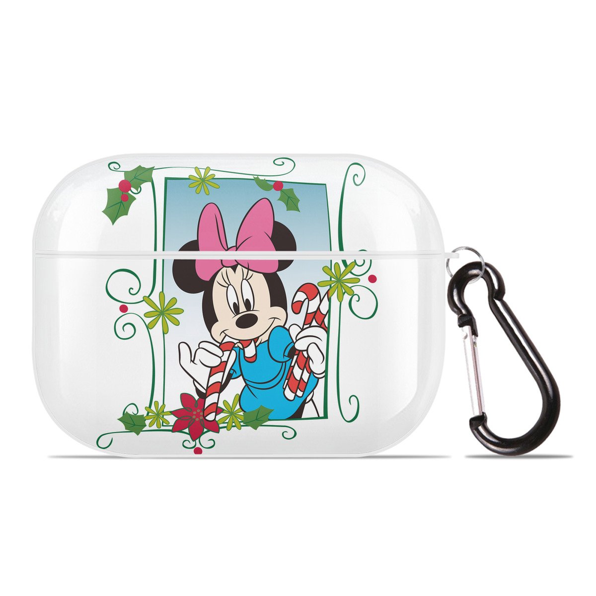 （画像用） ミッキーマウス Mickey Mouse 【AirPods Pro用】ハードシェル保護ケース 耐衝撃・防指紋・カラビナ付き商品仕様