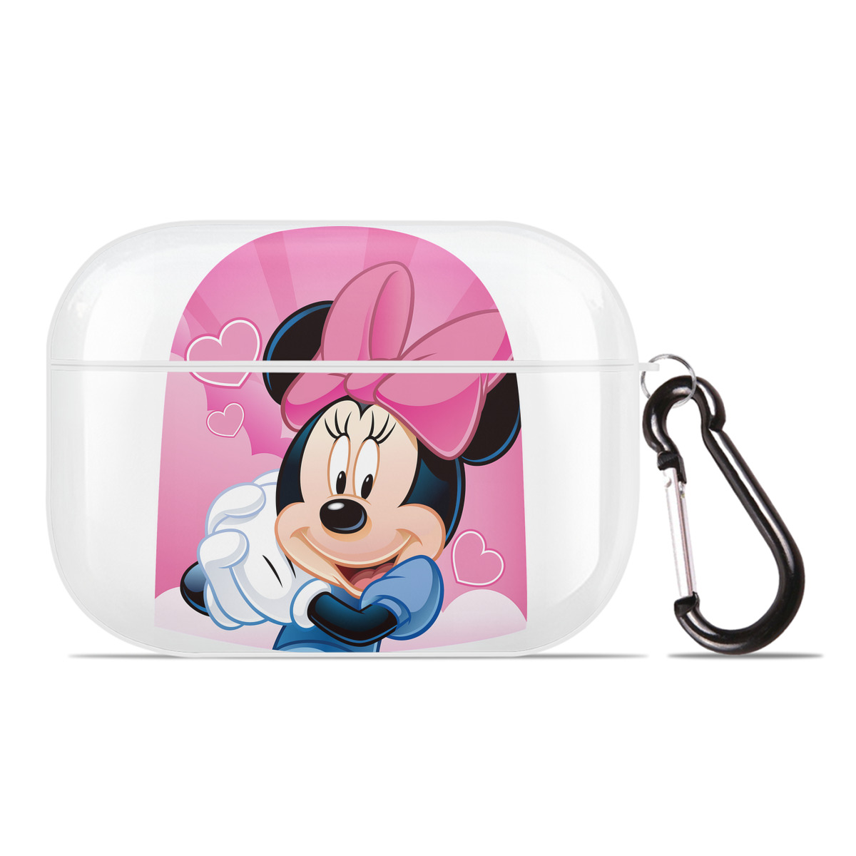（画像用） ミッキーマウス Mickey Mouse 【AirPods Pro用】ハードシェル保護ケース 耐衝撃・防指紋・カラビナ付き商品仕様