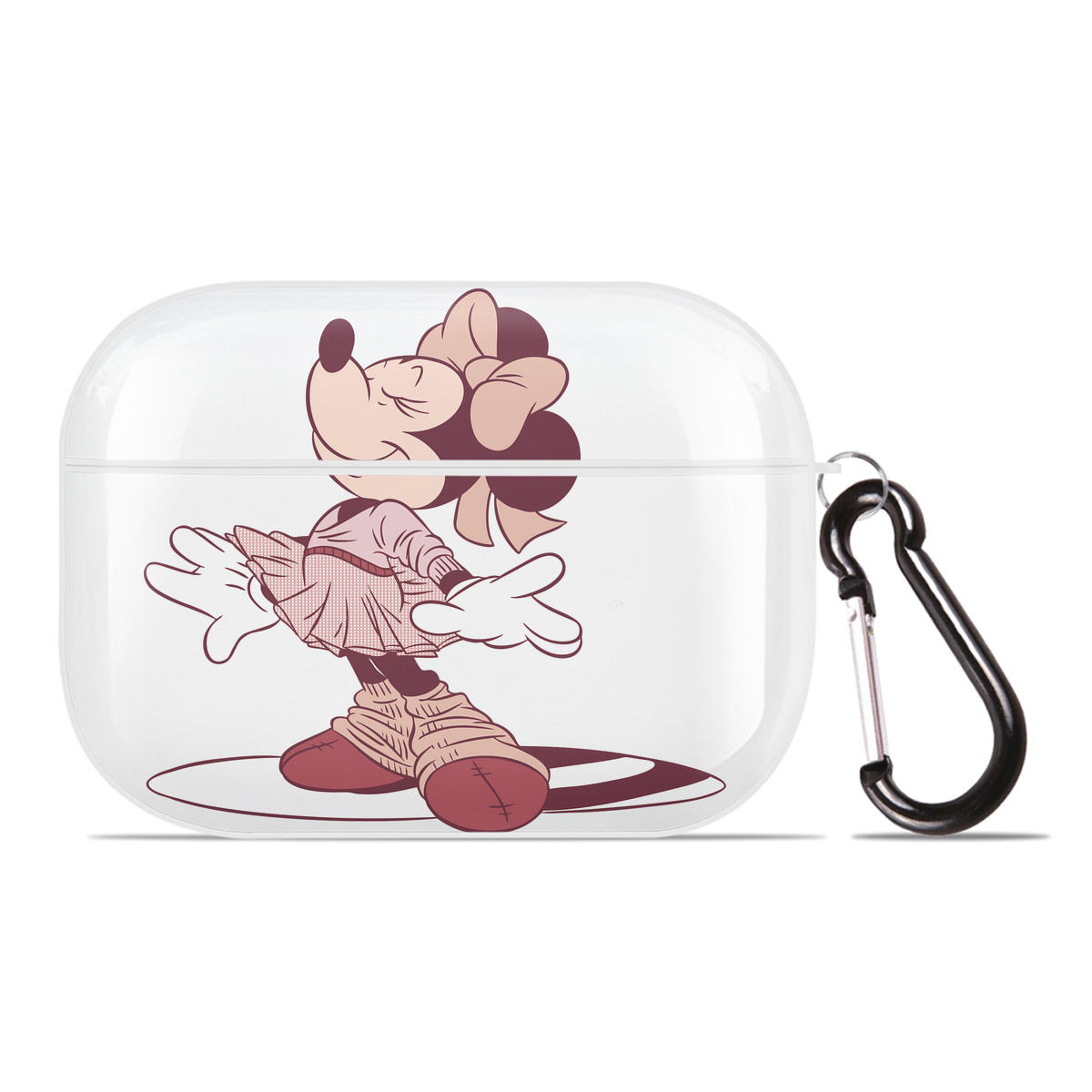 （画像用） ミッキーマウス Mickey Mouse 【AirPods Pro用】ハードシェル保護ケース 耐衝撃・防指紋・カラビナ付き商品仕様