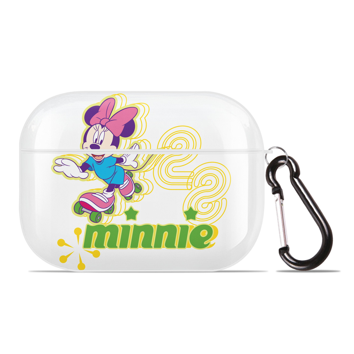 （画像用） ミッキーマウス Mickey Mouse 【AirPods Pro用】ハードシェル保護ケース 耐衝撃・防指紋・カラビナ付き商品仕様