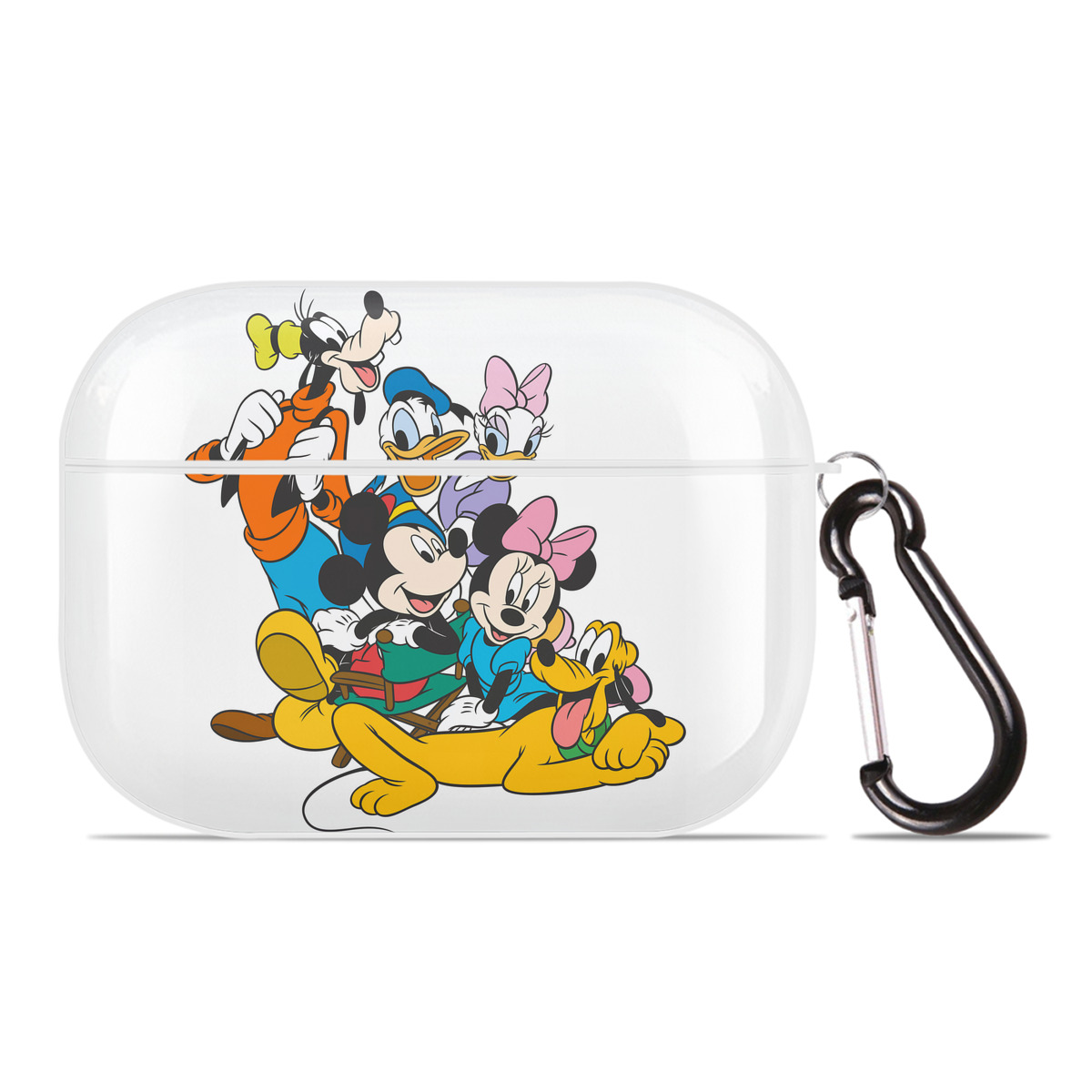 （画像用） ミッキーマウス Mickey Mouse 【AirPods Pro用】ハードシェル保護ケース 耐衝撃・防指紋・カラビナ付き商品仕様