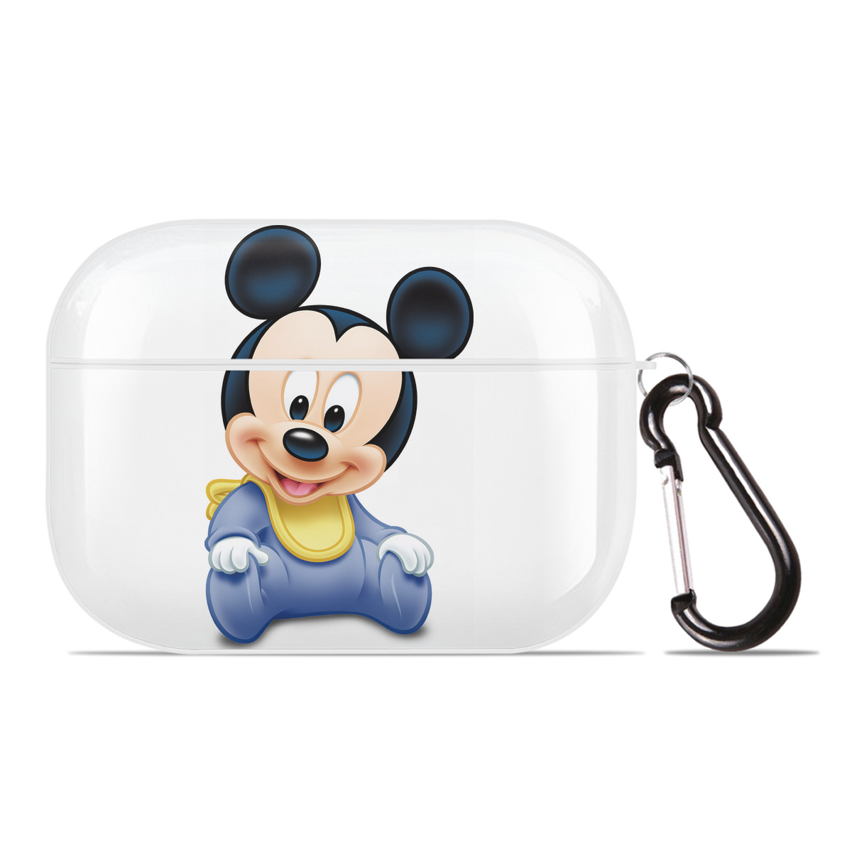 （画像用） ミッキーマウス Mickey Mouse 【AirPods Pro用】ハードシェル保護ケース 耐衝撃・防指紋・カラビナ付き商品仕様