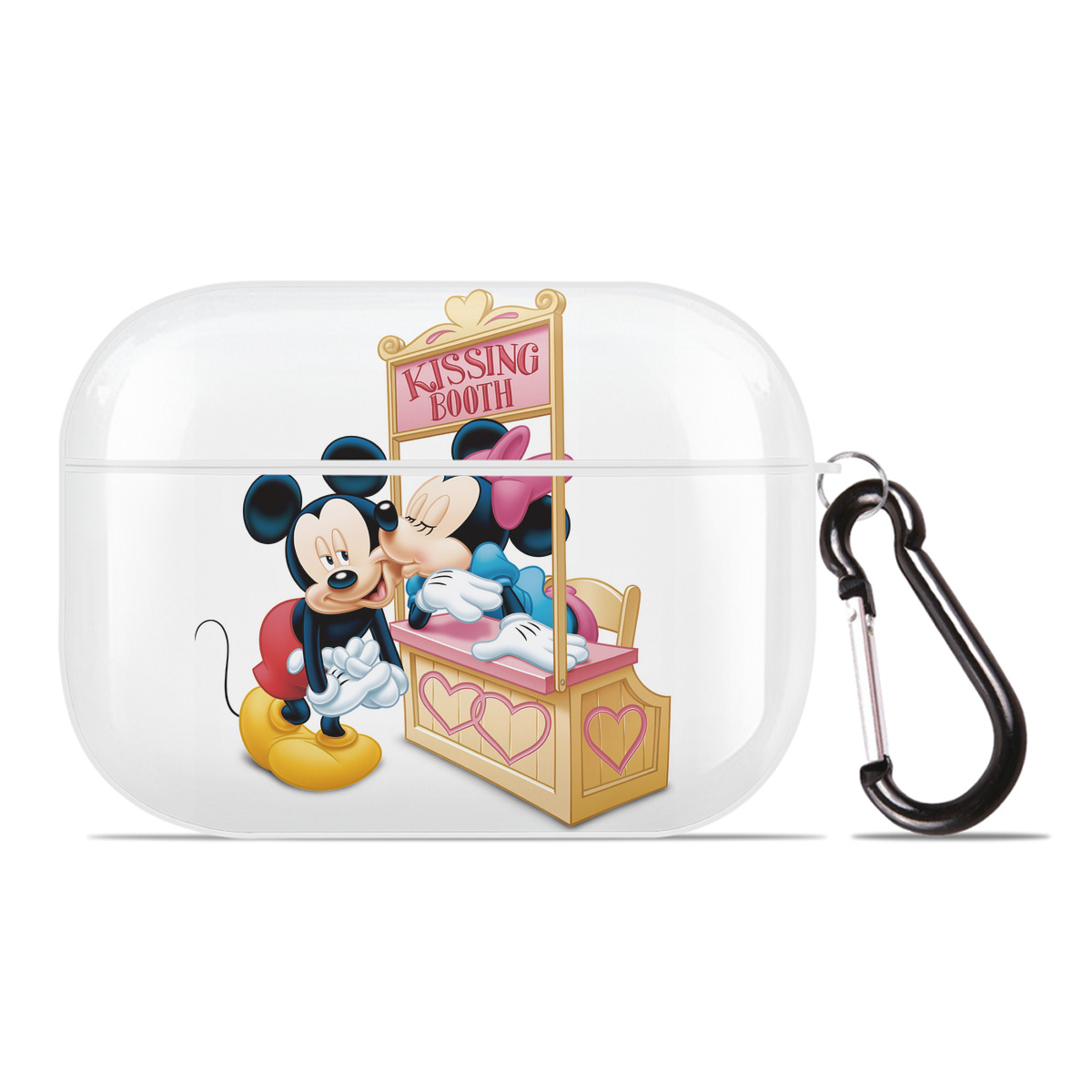 （画像用） ミッキーマウス Mickey Mouse 【AirPods Pro用】ハードシェル保護ケース 耐衝撃・防指紋・カラビナ付き商品仕様