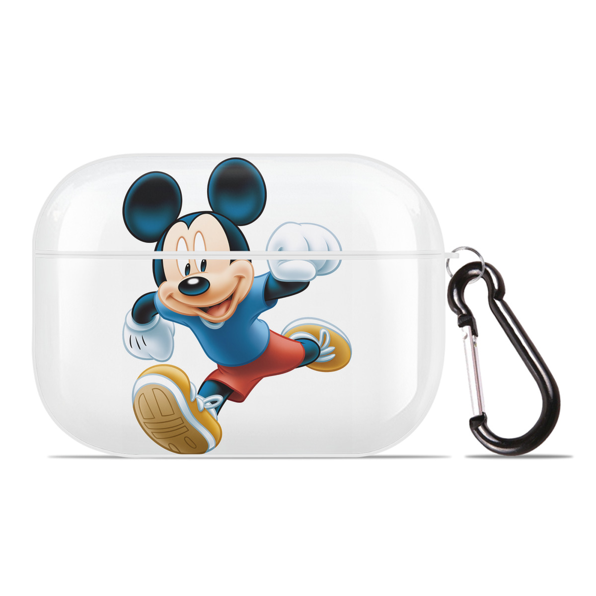 （画像用） ミッキーマウス Mickey Mouse 【AirPods Pro用】ハードシェル保護ケース 耐衝撃・防指紋・カラビナ付き商品仕様