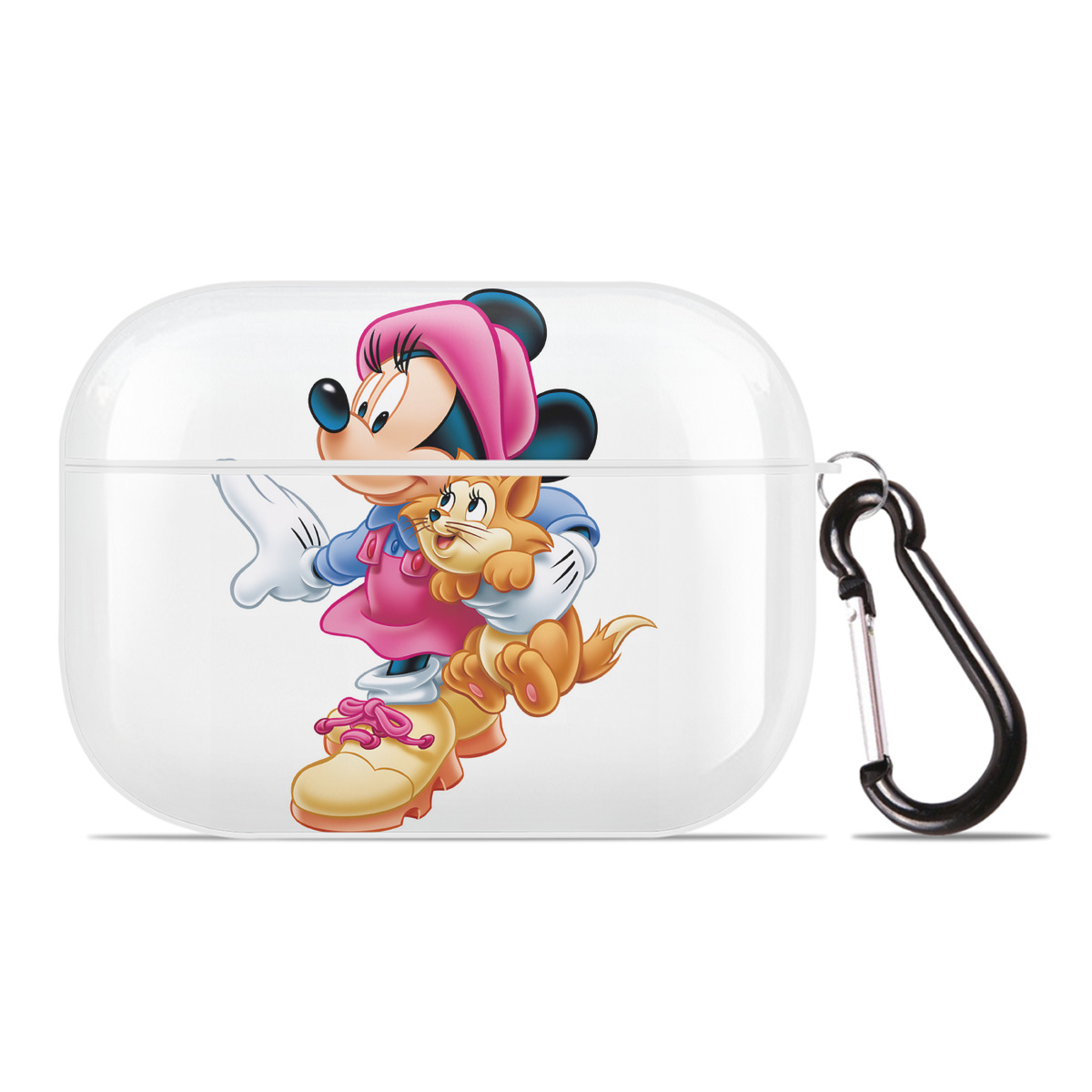 （画像用） ミッキーマウス Mickey Mouse 【AirPods Pro用】ハードシェル保護ケース 耐衝撃・防指紋・カラビナ付き商品仕様