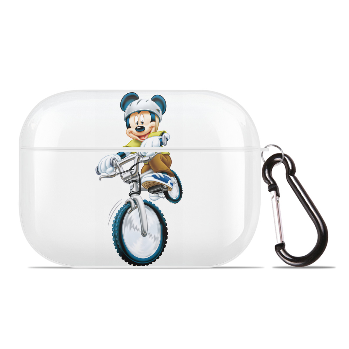 （画像用） ミッキーマウス Mickey Mouse 【AirPods Pro用】ハードシェル保護ケース 耐衝撃・防指紋・カラビナ付き商品仕様