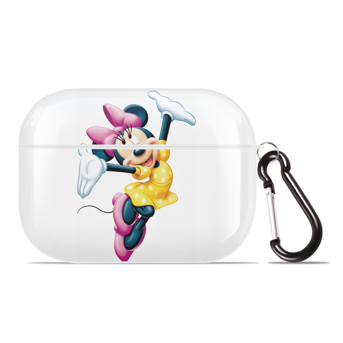 （画像用） ミッキーマウス Mickey Mouse 【AirPods Pro用】ハードシェル保護ケース 耐衝撃・防指紋・カラビナ付き商品仕様