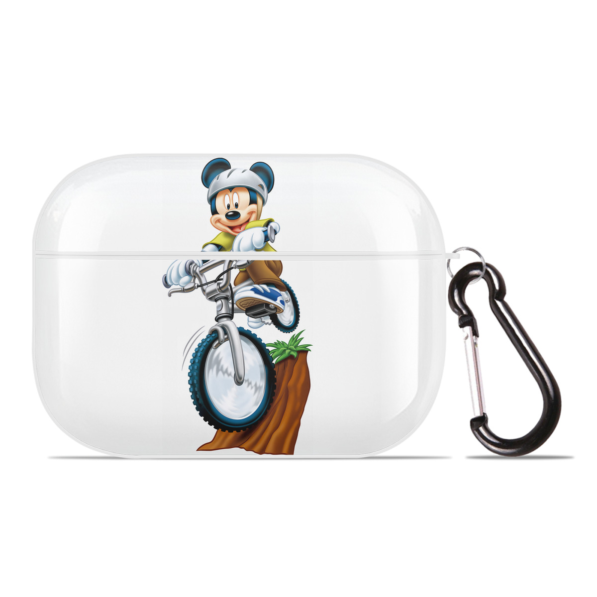（画像用） ミッキーマウス Mickey Mouse 【AirPods Pro用】ハードシェル保護ケース 耐衝撃・防指紋・カラビナ付き商品仕様