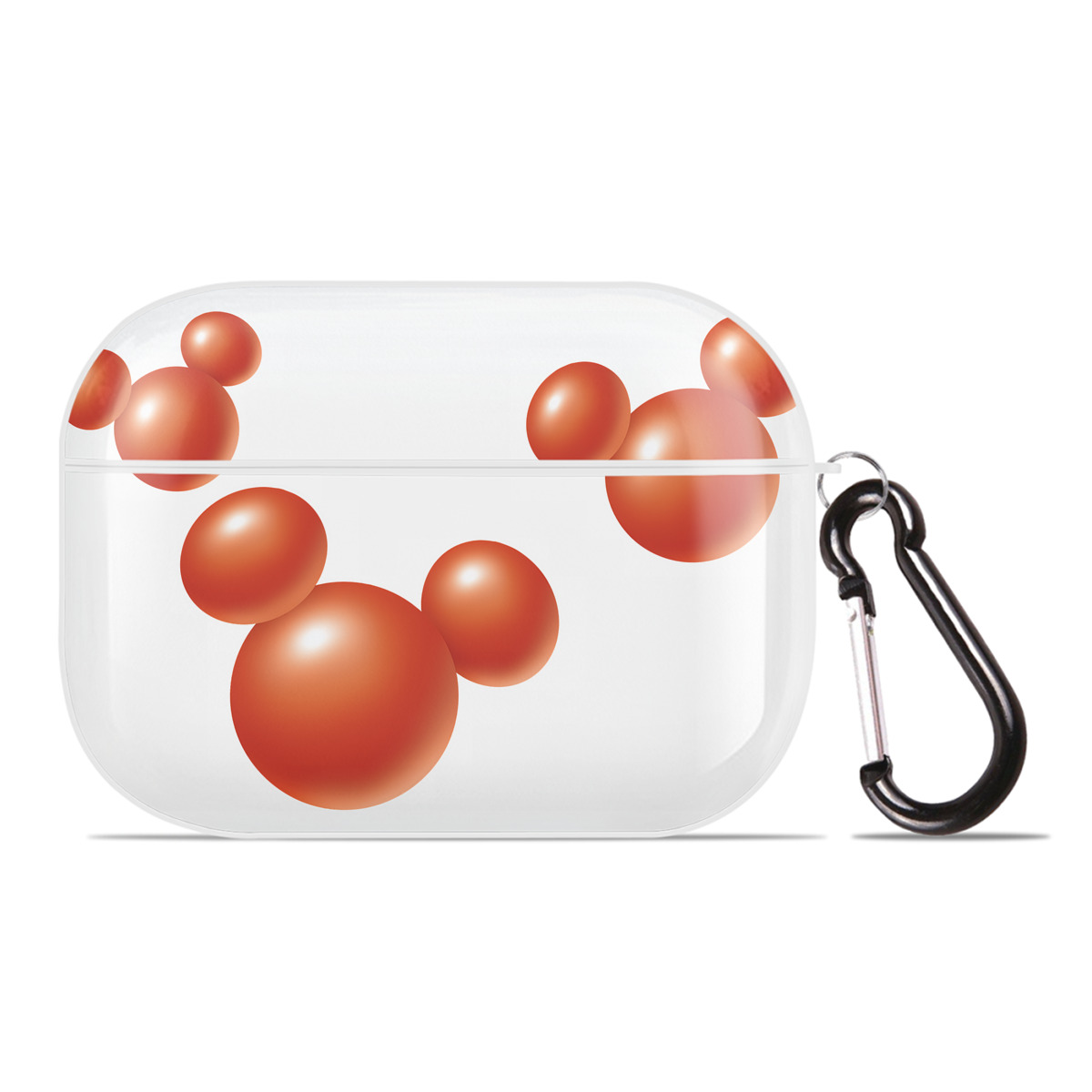 （画像用） ミッキーマウス Mickey Mouse 【AirPods Pro用】ハードシェル保護ケース 耐衝撃・防指紋・カラビナ付き商品仕様