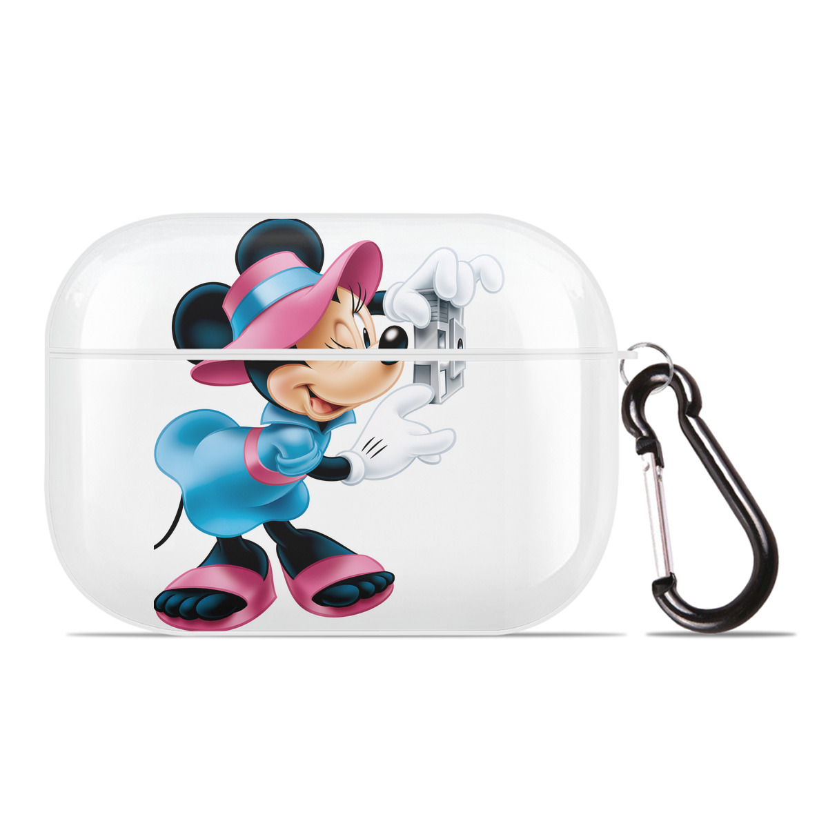 （画像用） ミッキーマウス Mickey Mouse 【AirPods Pro用】ハードシェル保護ケース 耐衝撃・防指紋・カラビナ付き商品仕様