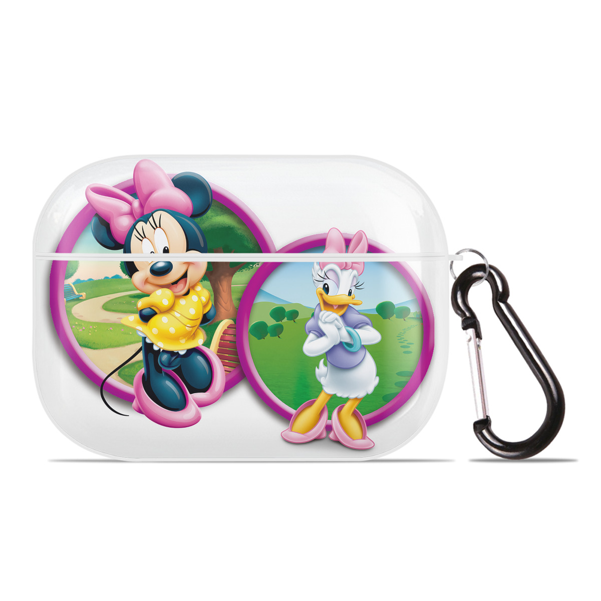 （画像用） ミッキーマウス Mickey Mouse 【AirPods Pro用】ハードシェル保護ケース 耐衝撃・防指紋・カラビナ付き商品仕様
