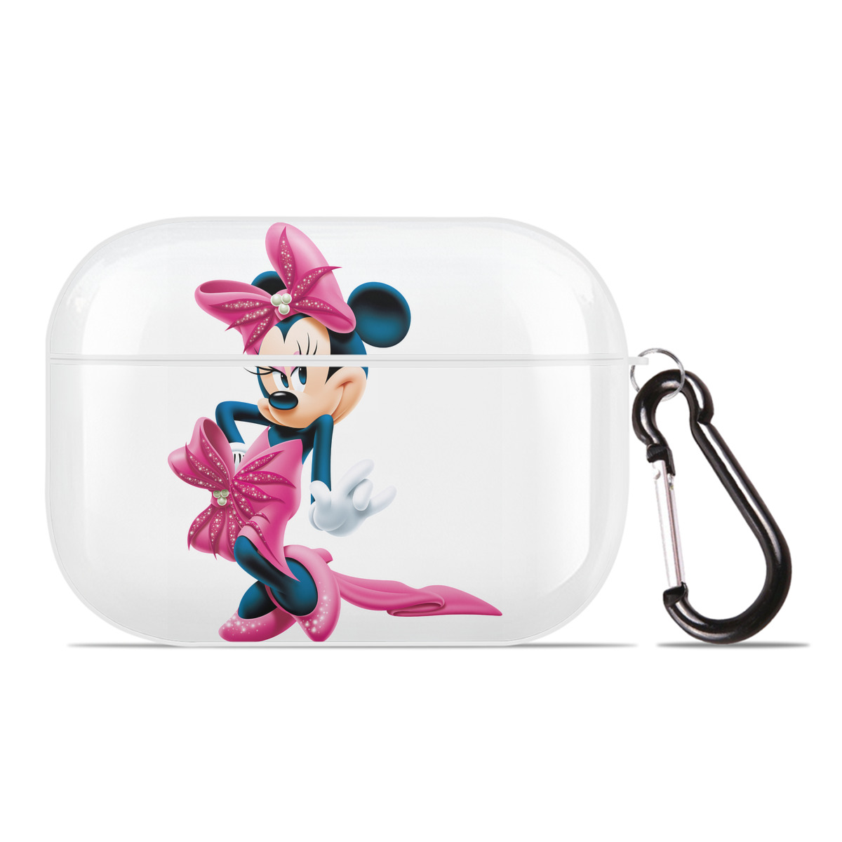 （画像用） ミッキーマウス Mickey Mouse 【AirPods Pro用】ハードシェル保護ケース 耐衝撃・防指紋・カラビナ付き商品仕様