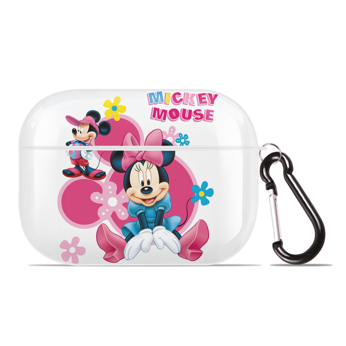 （画像用） ミッキーマウス Mickey Mouse 【AirPods Pro用】ハードシェル保護ケース 耐衝撃・防指紋・カラビナ付き商品仕様
