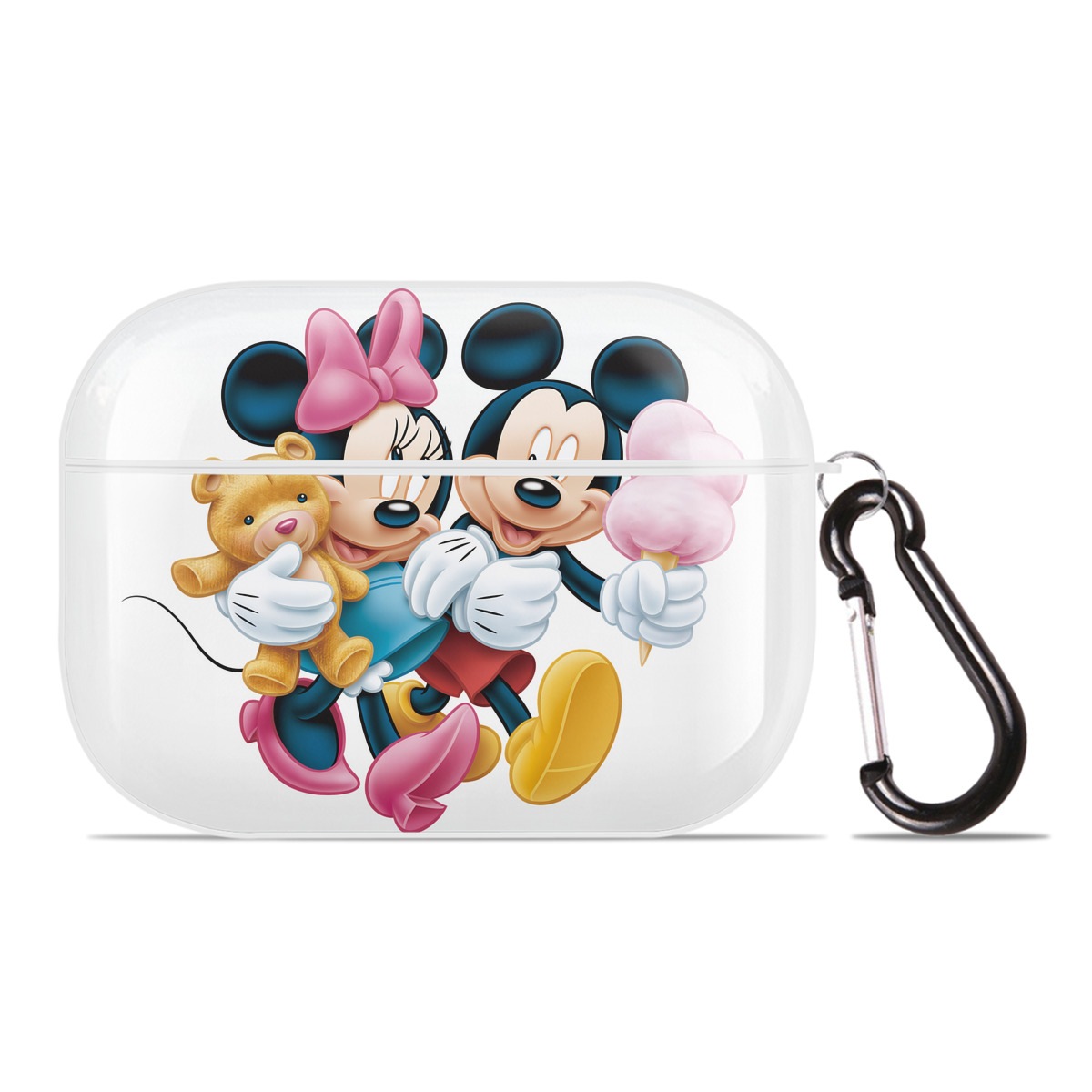 （画像用） ミッキーマウス Mickey Mouse 【AirPods Pro用】ハードシェル保護ケース 耐衝撃・防指紋・カラビナ付き商品仕様