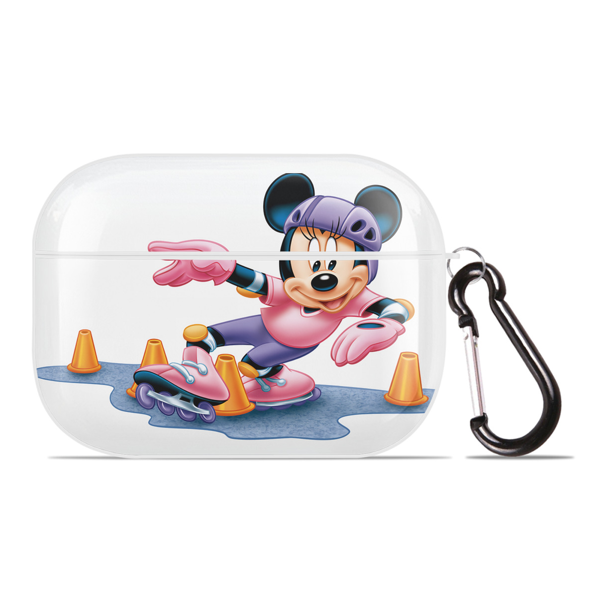 （画像用） ミッキーマウス Mickey Mouse 【AirPods Pro用】ハードシェル保護ケース 耐衝撃・防指紋・カラビナ付き商品仕様