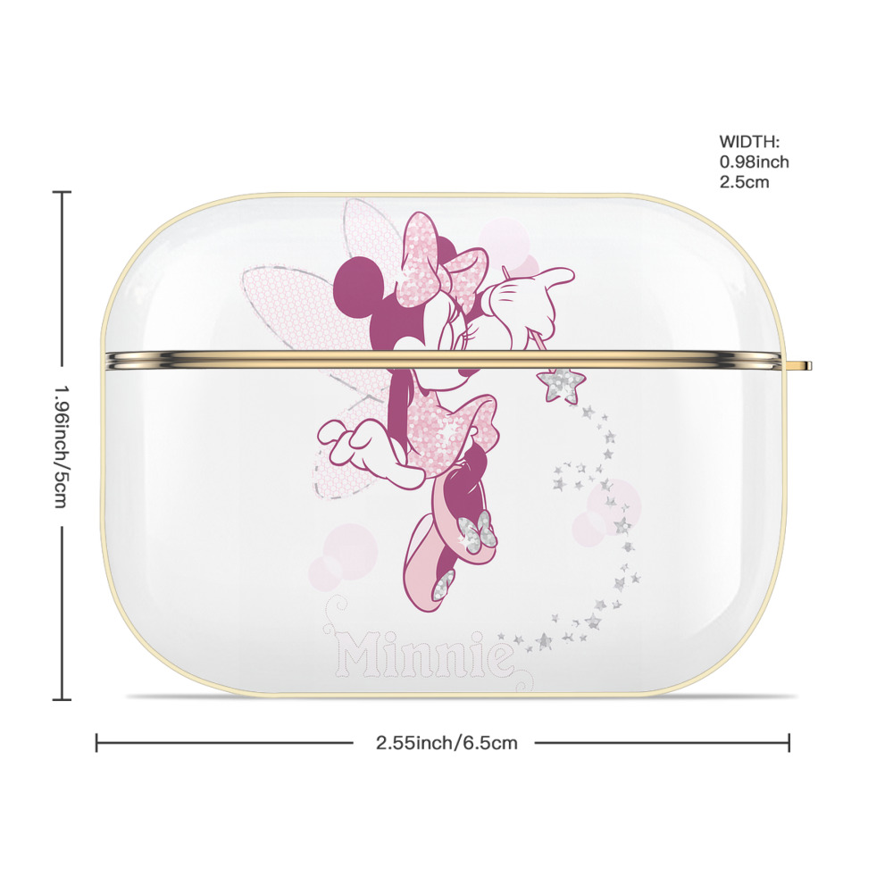 ミッキーマウス Mickey Mouse 【AirPods Pro用】ハードシェル保護ケース｜耐衝撃・防指紋・カラビナ付き商品仕様