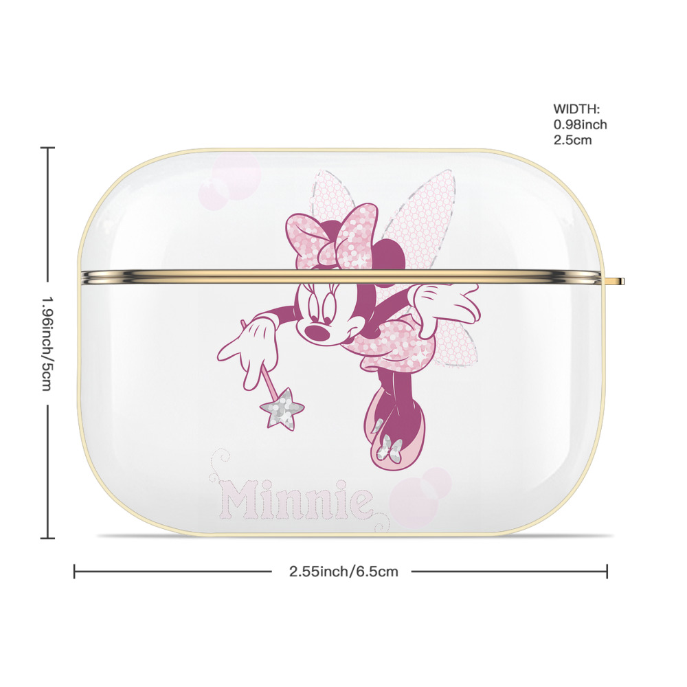 ミッキーマウス Mickey Mouse 【AirPods Pro用】ハードシェル保護ケース｜耐衝撃・防指紋・カラビナ付き商品仕様