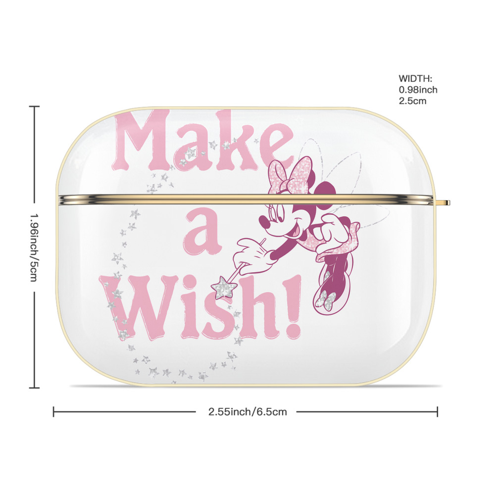 ミッキーマウス Mickey Mouse 【AirPods Pro用】ハードシェル保護ケース｜耐衝撃・防指紋・カラビナ付き商品仕様
