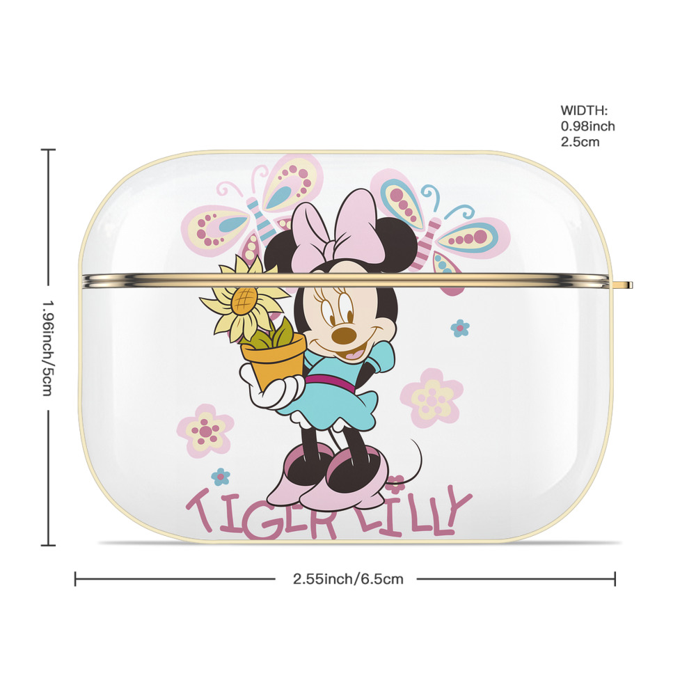 ミッキーマウス Mickey Mouse 【AirPods Pro用】ハードシェル保護ケース｜耐衝撃・防指紋・カラビナ付き商品仕様