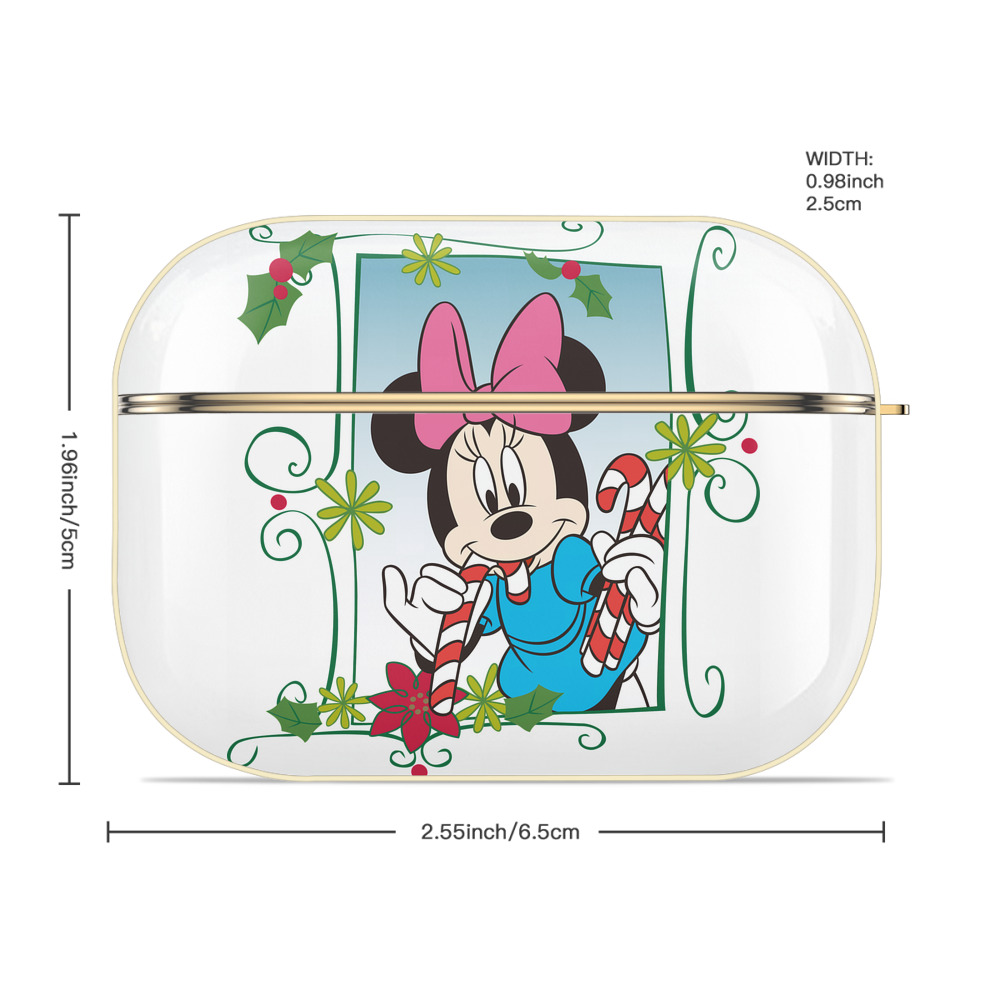 ミッキーマウス Mickey Mouse 【AirPods Pro用】ハードシェル保護ケース｜耐衝撃・防指紋・カラビナ付き商品仕様