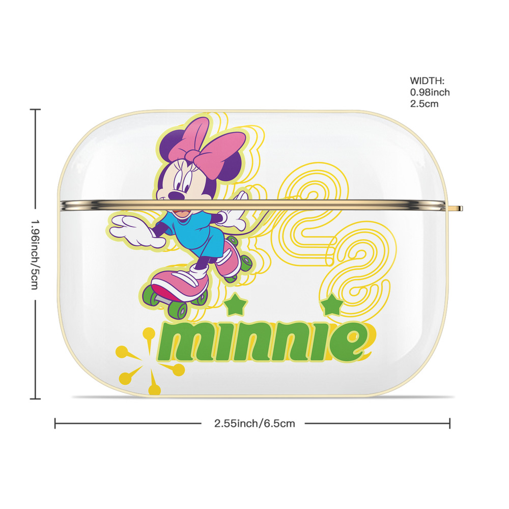 ミッキーマウス Mickey Mouse 【AirPods Pro用】ハードシェル保護ケース｜耐衝撃・防指紋・カラビナ付き商品仕様