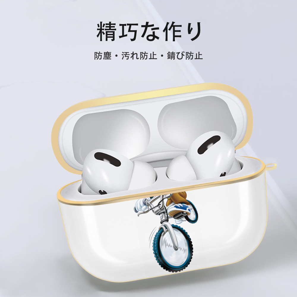 ミッキーマウス Mickey Mouse 【AirPods Pro用】ハードシェル保護ケース｜耐衝撃・防指紋・カラビナ付き商品仕様
