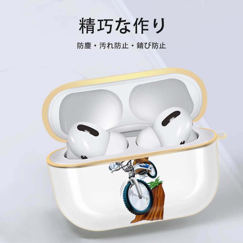 ミッキーマウス Mickey Mouse 【AirPods Pro用】ハードシェル保護ケース｜耐衝撃・防指紋・カラビナ付き商品仕様