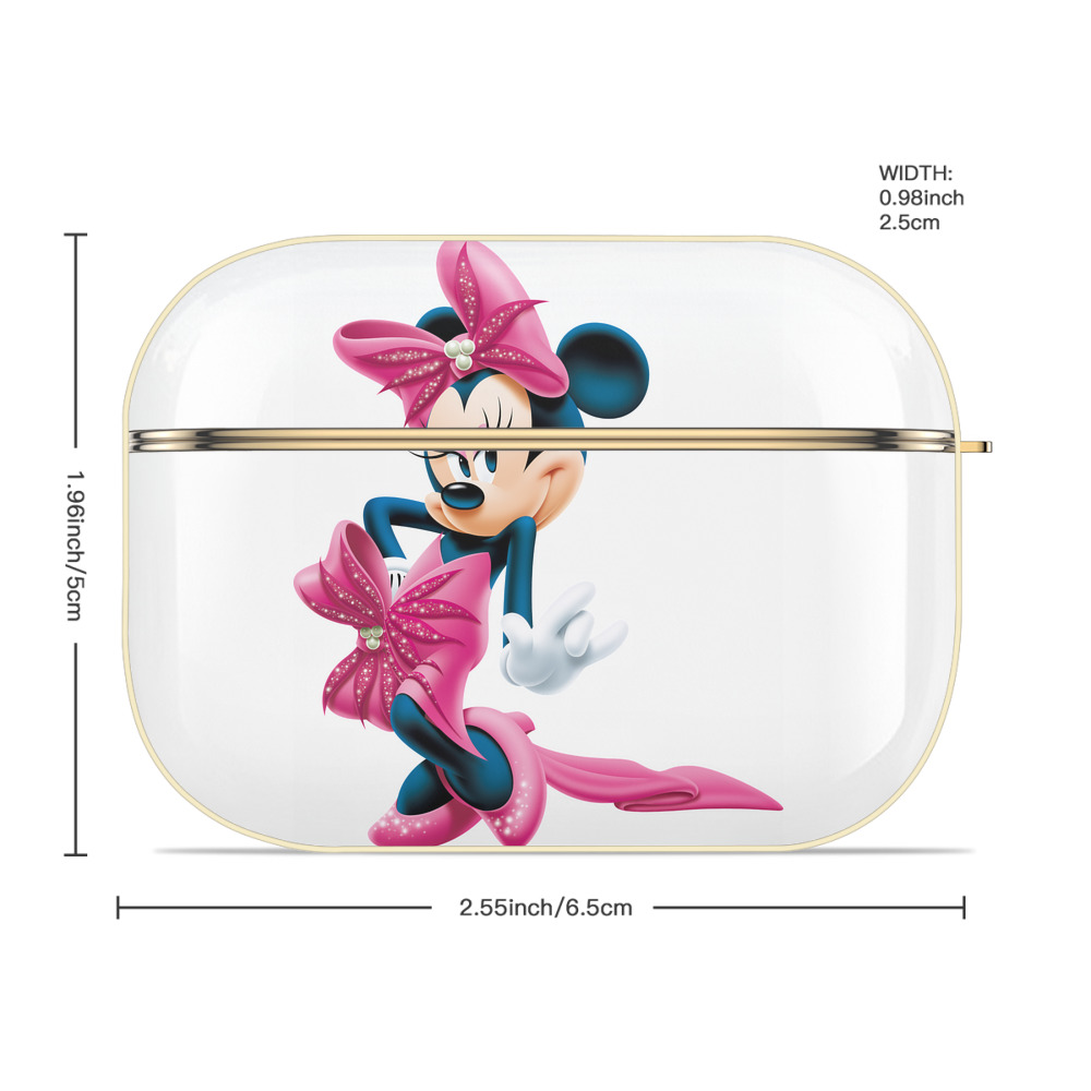 ミッキーマウス Mickey Mouse 【AirPods Pro用】ハードシェル保護ケース｜耐衝撃・防指紋・カラビナ付き商品仕様