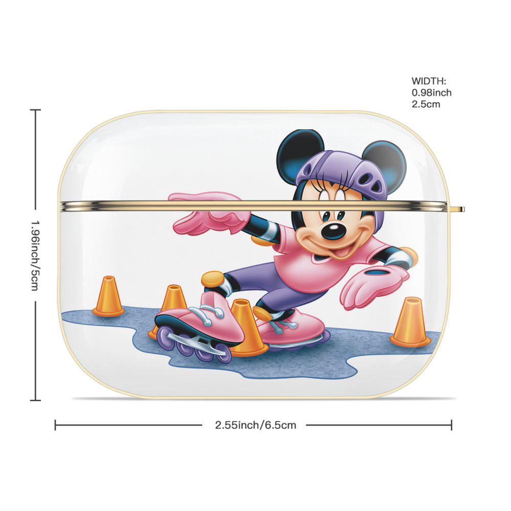 ミッキーマウス Mickey Mouse 【AirPods Pro用】ハードシェル保護ケース｜耐衝撃・防指紋・カラビナ付き商品仕様