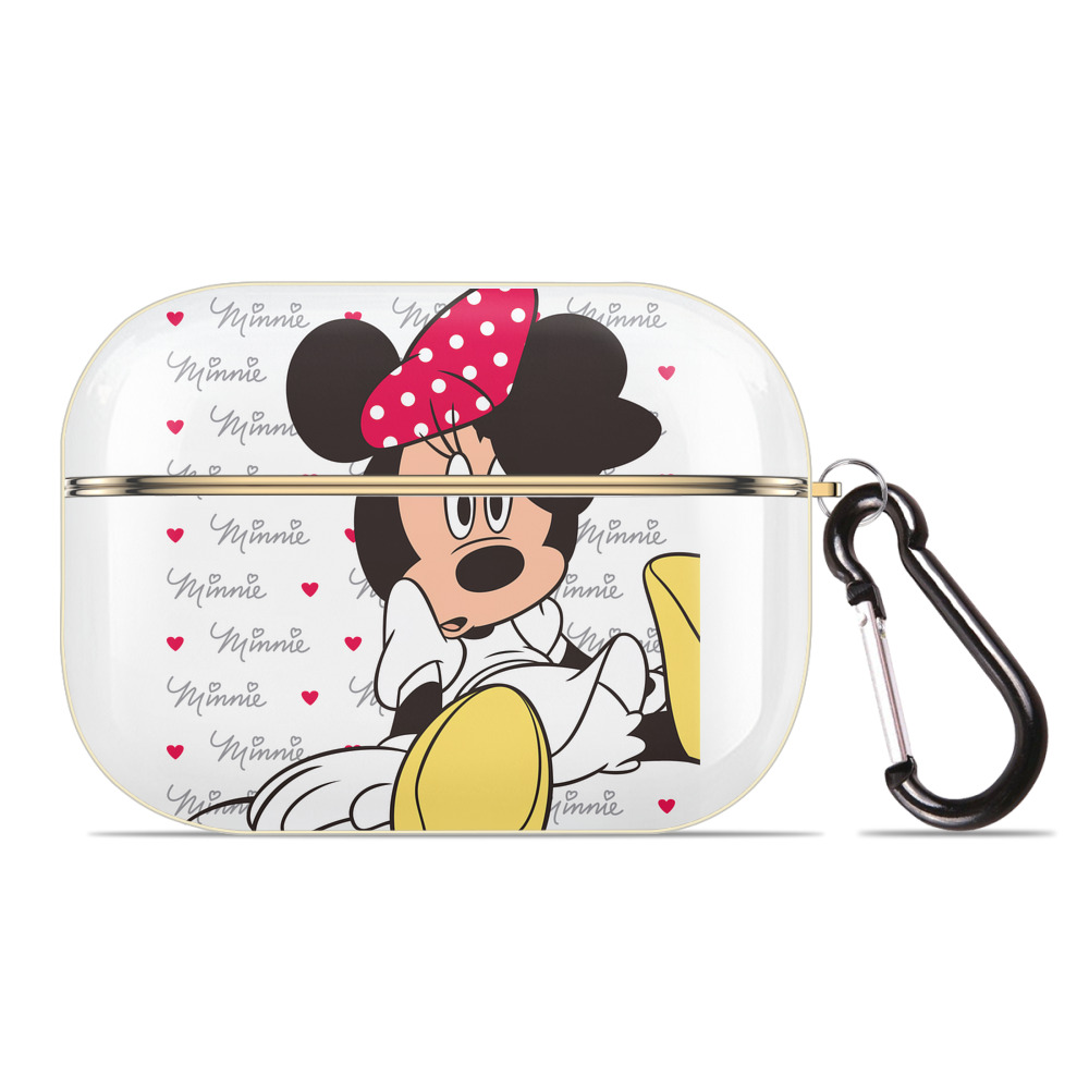 （画像用） ミッキーマウス Mickey Mouse 【AirPods Pro用】ハードシェル保護ケース｜耐衝撃・防指紋・カラビナ付き商品仕様