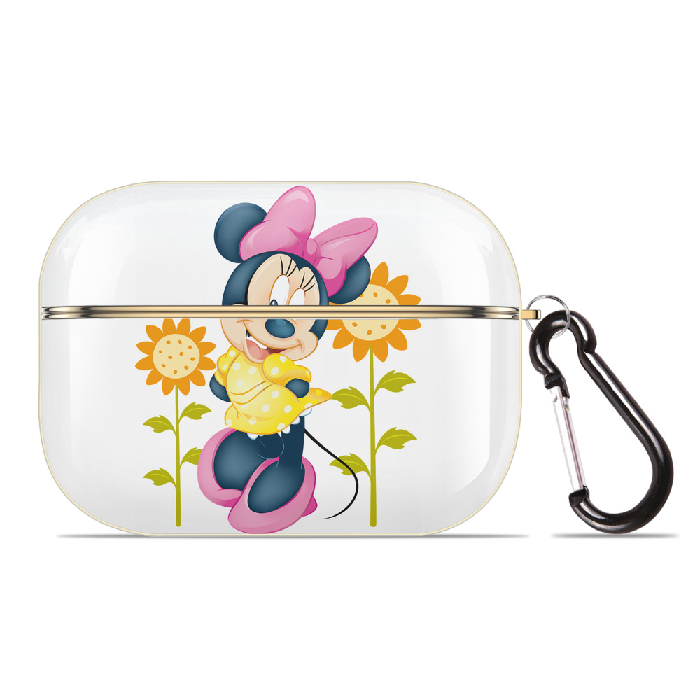 （画像用） ミッキーマウス Mickey Mouse 【AirPods Pro用】ハードシェル保護ケース｜耐衝撃・防指紋・カラビナ付き商品仕様
