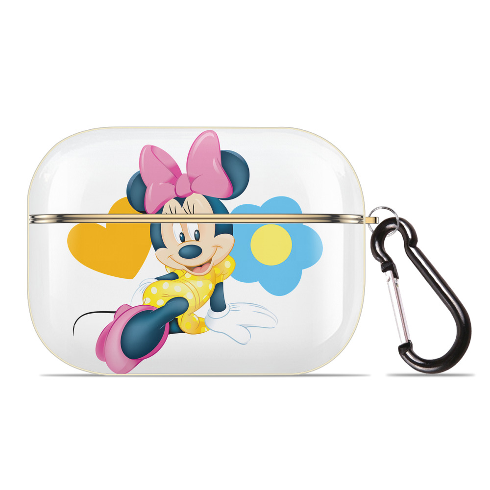 （画像用） ミッキーマウス Mickey Mouse 【AirPods Pro用】ハードシェル保護ケース｜耐衝撃・防指紋・カラビナ付き商品仕様