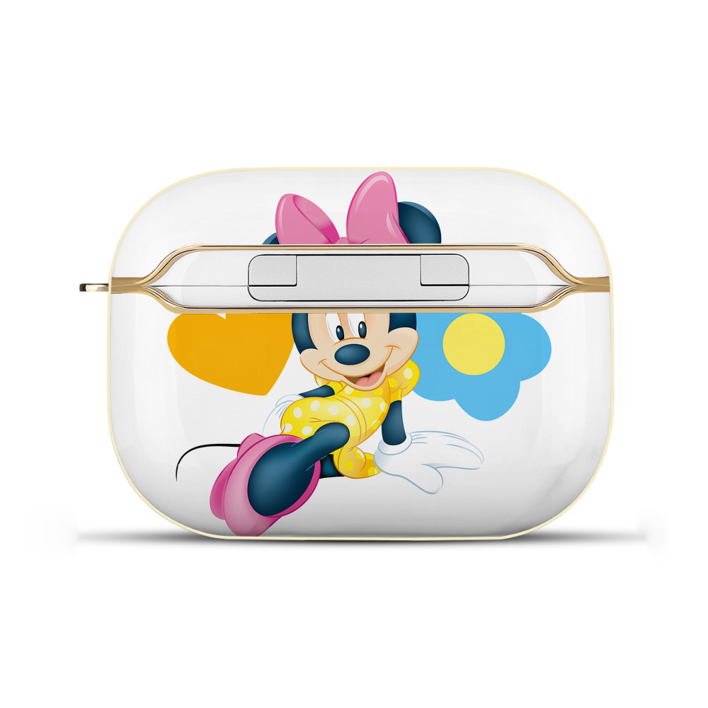 （画像用） ミッキーマウス Mickey Mouse 【AirPods Pro用】ハードシェル保護ケース｜耐衝撃・防指紋・カラビナ付き商品仕様
