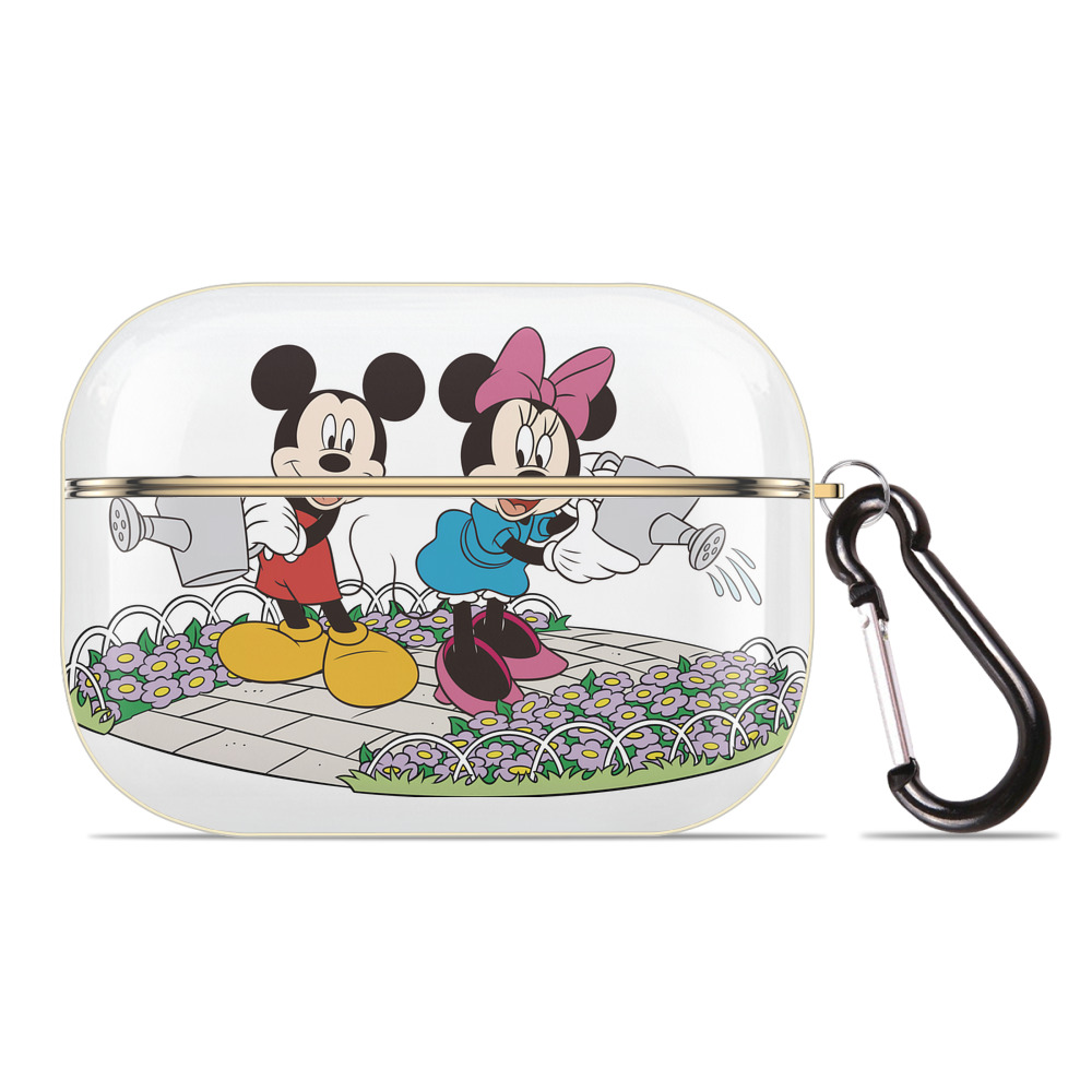 （画像用） ミッキーマウス Mickey Mouse 【AirPods Pro用】ハードシェル保護ケース｜耐衝撃・防指紋・カラビナ付き商品仕様
